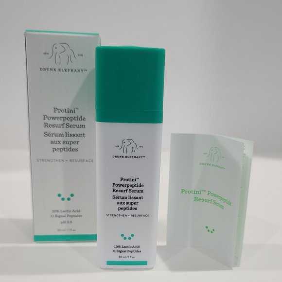 BNIB ✅ Drunk Elephant PROTINI POWERPEPTIDE Resurfacing Serum✨ BNIB - Picture 8 of 11